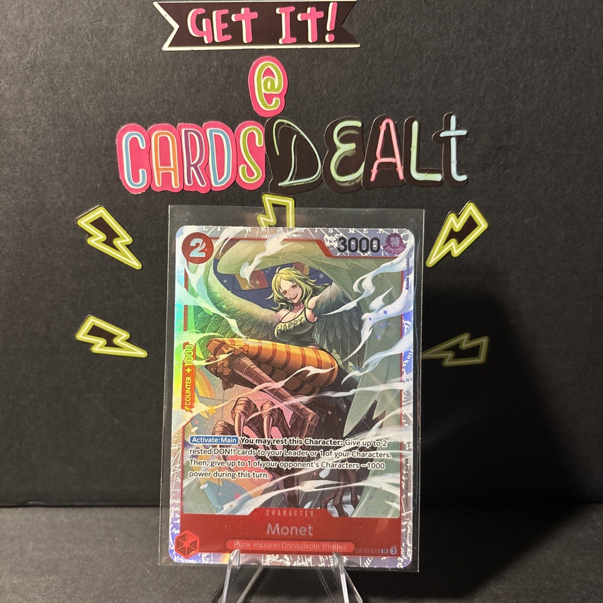 Monet OP10-016 SR Super Rare Foil ONE PIECE TCG OP10 Royal Blood