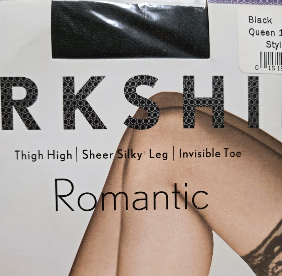 Nuevo en Paquete Berkshire Romántico Talla Queen Negro Muslo Alto Estilo 1363 Foto 3 de 4