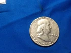 1954 Franklin Half Dollar (lt green/red)