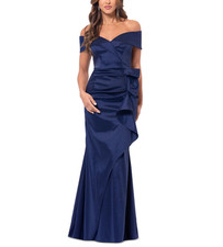 XSCAPE Taffeta Off-The-Shoulder Sweetheart Gown MSRP $299 Size 8 # 10A 3151 Blm