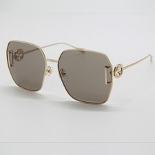 NEW GUCCI SUNGLASSES GG1207SA 005 GOLD EYEWEAR