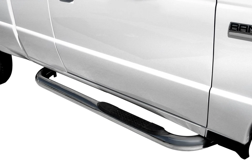 For Ford Ranger 01-05 SteelCraft 211507 3" Cab Length Polished Round Side Bars Foto 4 de 4