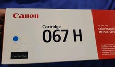 Authentic  Canon 067 H Original High Yield Laser Toner Cartridge Cyan - New