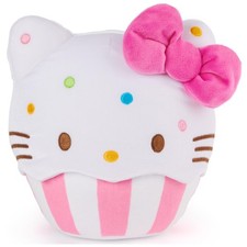 GUND Sanrio Official Hello Kitty Cupcake Plush, 1, Pink/White