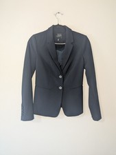 The Limited Collection Navy Blue Two Button Blazer Career Jacket Womens Size 0