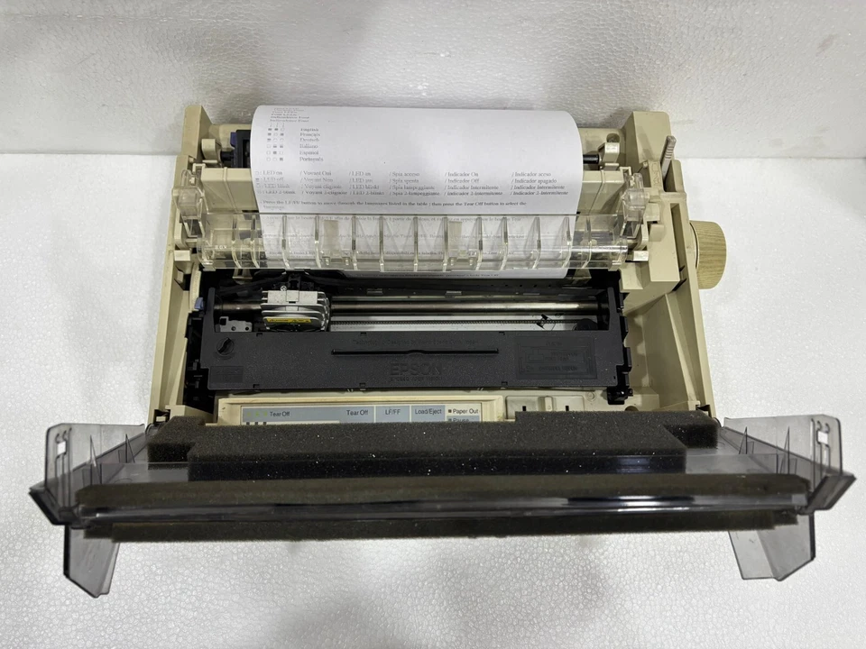 Epson LQ-300+ ll Workgroup Dot Matrix Printer P172B - Image 2 of 4