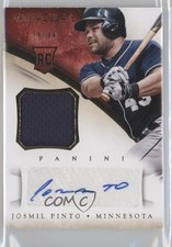 2014 Panini Immaculate Rookie Auto Material 15/49 Josmil Pinto #106 Auto 0a1