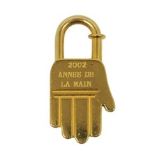 Hermes Cadena Hand Motif 2002 Limited Gold Annee de la Main Charm