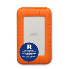 LaCie Rugged USB-C, 2TB, Portable External Hard Drive, Drop, Shock, Dust, Rai...