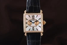 Roger Dubuis Golden Square 34mm Ladies Chrono LTD to 28 Rose Gold G34 285-SD.57C