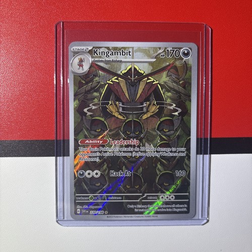 Kingambit 220/198 Scarlet & Violet Base Set Illustration Rare Holo