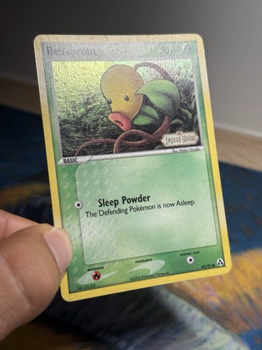 Bellsprout 49/92 Reverse Holo Stamped Pokémon Card 2006 EX Legend Maker LP NM - Picture 4 of 7