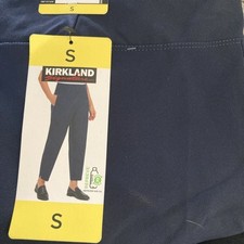 Kirkland Women's 4-Way Stretch Ankle Pants, Navy, Small, NWT
