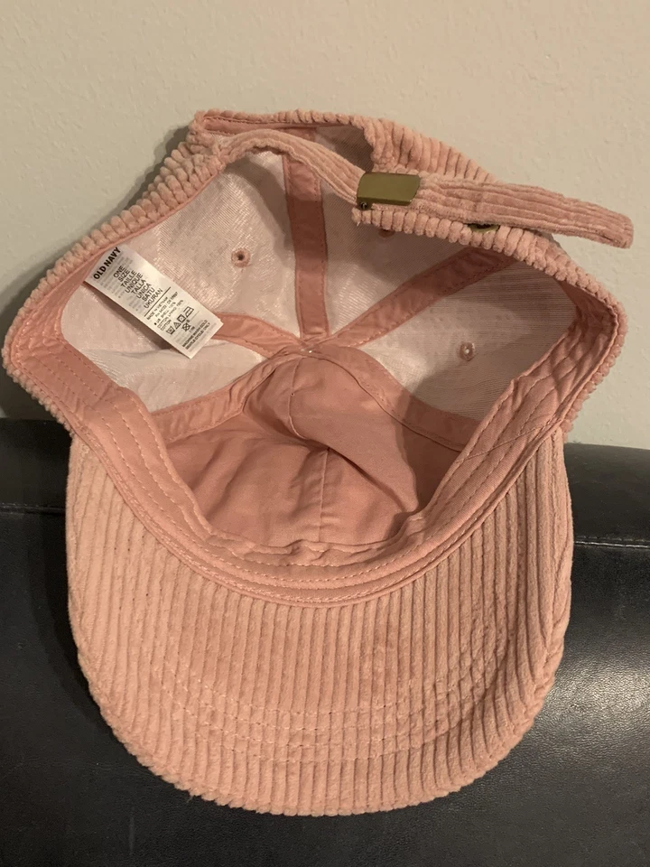 Gorra Old Navy Pana Rosa Polvoriento Nueva Sin Etiquetas 100% Algodón Foto 2 de 3
