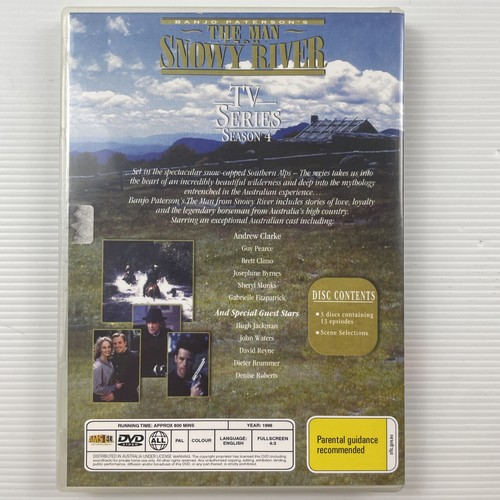 The Man From Snowy River The TV Series The Complete Season 4 DVD Region 4 - Picture 2 of 3