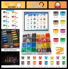 282-Piece Automotive Fuse Assortment Kit - Blade, Mini & Low Profile Sizes for C