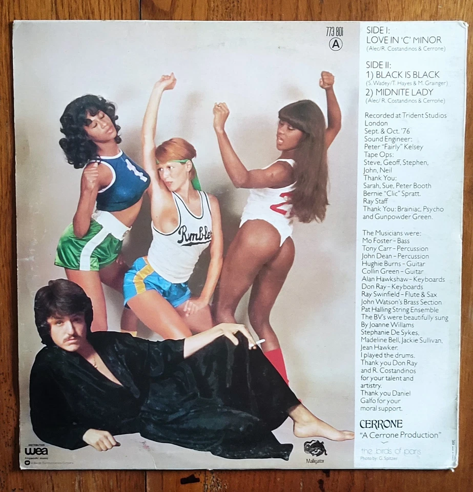 ALBUM DISQUE VINYLE LP 33t 12" CERRONE «Love in C minor» DISCO FRANCE 1976 - Photo 3/3