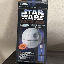 Vintage 1997 Estes Star Wars Death Star Flying Model Rocket EST 2143 BS3