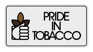 Tobacco License Plate