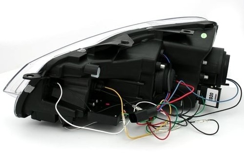 Scheinwerfer for BMW 1 Series 1er E87 E81 2004-2011 Standlichtringen Schwarz A L - Picture 5 of 12