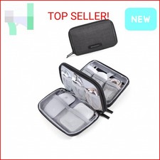 BAGSMART Electronics Organizer Travel Case, Cable Charger Cord Tech Organizer Po