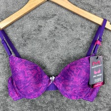 MAIDENFORM Women's Size 32A One Fab Fit T-Shirt Bra Demi Underwire 07959 NWT