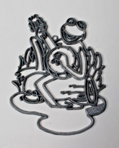 Vintage Makit & Bakit Kermit The Frog Suncatcher Make It Bake It Frame Only 1982