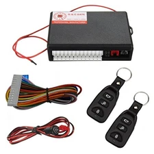 Sistema De Alarma Para Carro Auto Vehiculos Con Encendido y 2 Control Remoto Kit