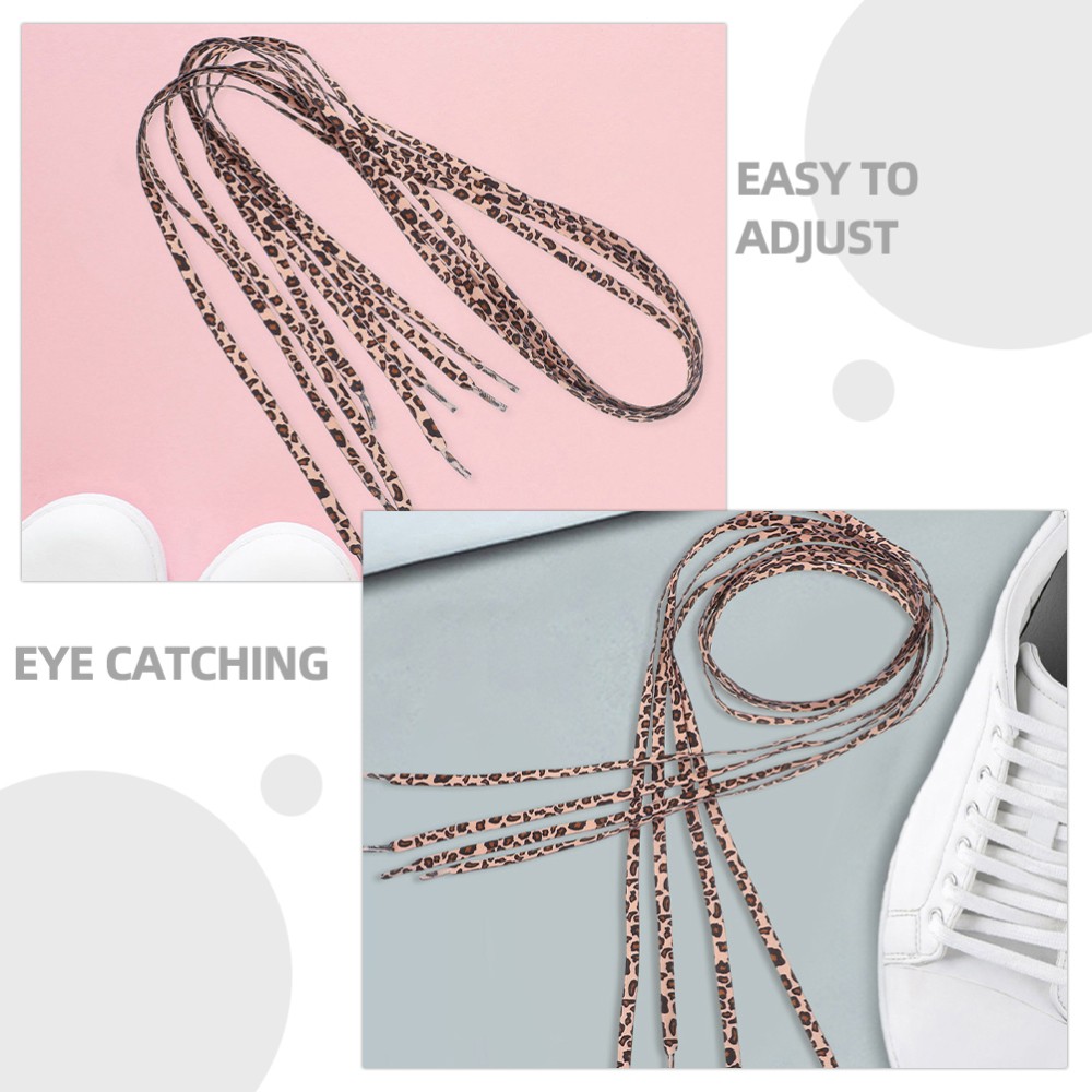 APL 2 Paia Sneakers e Lacci Elasticizzati Lacci per Stivali Tema Zoo