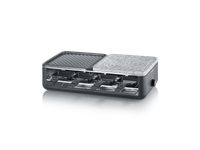 Severin RG2366 Raclette-Grill, 8 Pers., Naturstein & Antihaftplatte, 20Mm