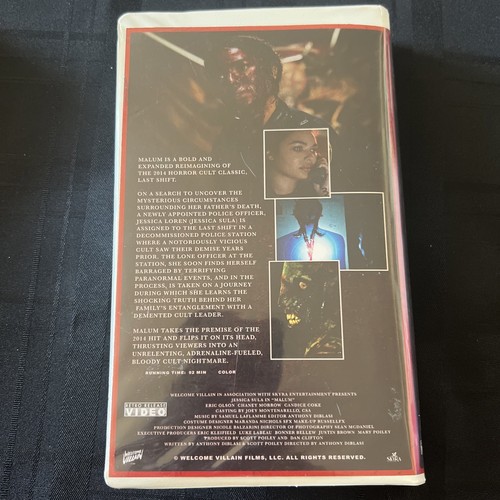 Malum VHS Big Box Clamshell Horror Retro Release Video RRV LIMITED EDITION - Picture 4 of 5