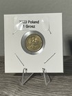 2003 Poland 🇵🇱 1 Grosz Manganese-Brass Coin — photo 3