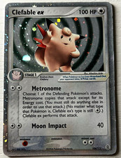 Pokemon TCG Clefable ex 106/112 EX FireRed & LeafGreen Holo 100 HP Eng 2004 on eBay