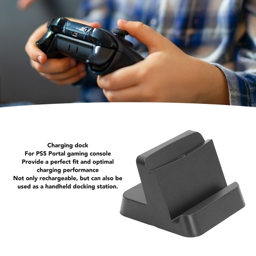 (Black)Controller Charger Efficient Compatibility Safe Charging Dock - Zdjęcie 11 z 12
