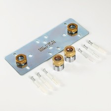 SHOWER FIXING PLATE CONCEALED for EXPOSED BAR VALVE HK 150mm Shower Plate