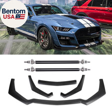 Front Bumper Lip Chin Spoiler Splitter Diffuser Protector Body Kit Air Dams with