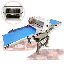 110V Commercial Meat Dicer Fully Automatic Meat Cutting Machine 1PH 0.75KW