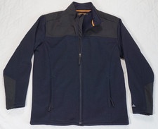Ridgecut Toughwear Jacket Mens Medium Navy black Fleece Lined Full Zip Workwear