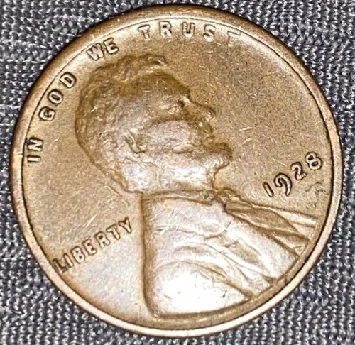 1928-P Lincoln Wheat Cent Penny Philadelphia VF