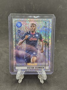 2020-21 Topps Merlin Chrome Victor Osimhen ROOKIE SPECKLE REFRACTOR /150!...