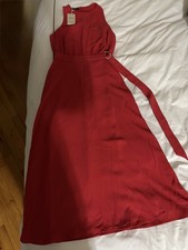 NWT Mango Red Dress Size 4 Women's