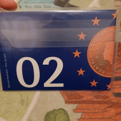 KMS Niederlande 2002 Abschied vom Gulden im Blister Stempelglanz limitiert - Bild 1 von 2