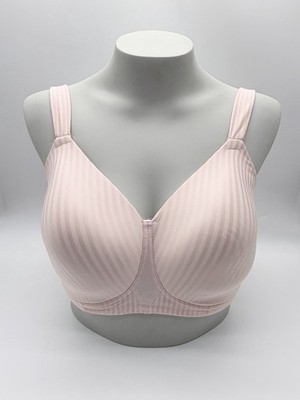Playtex Secrets Perfectly Smooth Wireless Bra Padded Pink Size 36DDD