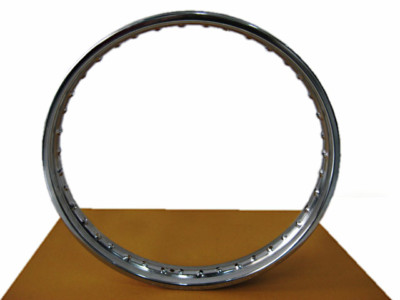 Fit HONDA CB77 CB72 SUPER HAWK REAR WHEEL RIM 18'' CHROME STEEL DOT.STD BI3399#
