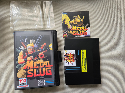 Sistema de consola Metal Slug 1 inglés estadounidense AES Neo Geo SNK - conversión/reposición