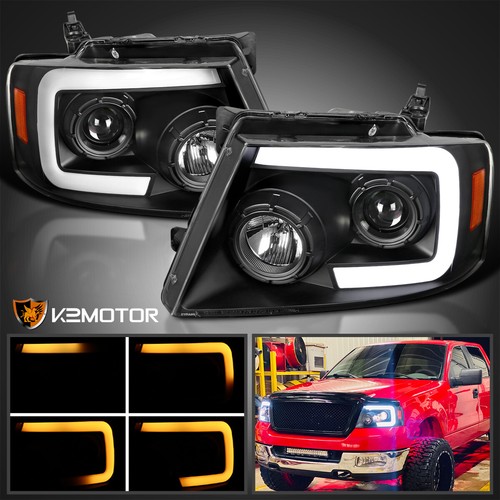 Fits Black 2004-2008 Ford F150 F-150 