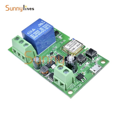 2PCS Jog self-lock Smart WiFi Wireless Switch Relay Module DC 5V-12V APP Control - Picture 7 of 10