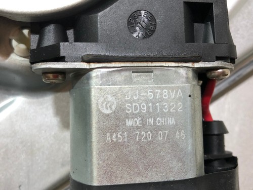 SMART FORTWO 2011 PUERTA VENTANA REGULADOR MOTOR LADO PASAJERO DELANTERO IZQUIERDO/2007-14 - Imagen 7 de 12