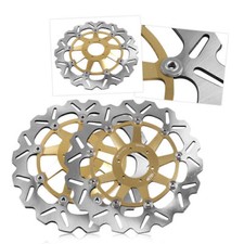 Fit Honda CBR1100XX 1999 - 2004 Nuovo Motore Coppia Rotori Disco Freno Anteriore UK