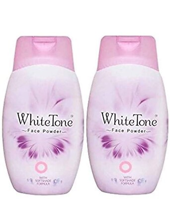 2 Pcs White Tone Face Powder For Smooth Radiant Glowing Face 50 Gram Brand New